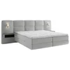 Esposa BOXSPRING POSTELJA 180 cm x 200 cm , tekstil sivobež