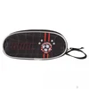 Ovalna pernica Football Black 17882