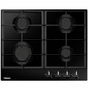 Hansa ploča za kuhanje BHGS630502, inox, 4xplin, gus rešetka, crna