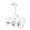 Razdelna utičnica sa prekidačem LINEA 2x 230V + 4x USB A/C SCHUKO bela
