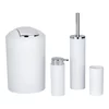 WENKO 24077800 - Set CALVO 6,5x13 cm bela/sijajni krom
