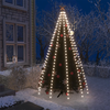 Mrežasta svjetla za božićno drvce 250 LED hladna bijela 250 cm