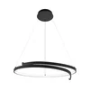 LED luster na sajli LORENZO LED/35W/230V crna