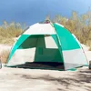 Vidaxl vidaXL Šotor za na plažo za 2 osebi, zelen, vodoodporen