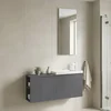 HANAH HOME Kupatilski ormarić sa umivaonikom i ogledalom (2 komada) Perla 110 546