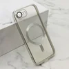 Maska CAMERA PROTECT MagSafe za iPhone 16E/ srebrna