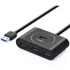 Ugreen USB 3.0 4 Ports Hub črn 0,5m - box