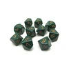 Kockice Chessex - Opaque - Dusty Green & Copper - (10)