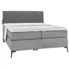 Hom`in POSTELJA BOXSPRING 120 cm x 200 cm , tekstil siva, temno siva