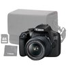 CANON D-SLR fotoaparat EOS2000D KIT + objektiv 18-55IS + 1855IS+SB130 + spominska kartica 16GB