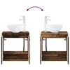 Umivaonik s policom Staro drvo 49,5 x 41 x 64,5 cm