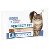 Perfect Fit Mokra mačja hrana Indoor 1+, 4 x 85 g - piščanec in zelenjava, losos in korenje - 340 g
