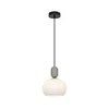 Luster na sajli VALISIA 1xE27/40W/230V crna/maslinasta