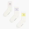 Cropp - 3 pack čarapa Pokémon - white
