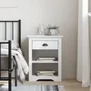 Vidaxl vidaXL BODO Nočna omarica bela 53x38,5x67 cm masivni borov les