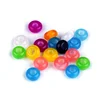 Plastične kroglice z veliko luknjo O14 mm - mešanica (20 kosov)