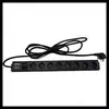 220V razvodni PDU panel 19/1U sa 8 utičnih mesta,prekidač,prenaponska zaštita,kabl 1.8m PDU-8SP-1U
