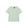 VERO MODA Majica VMABBY svetlo zelena/bela