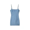 Bershka Obleka moder denim