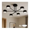 Brilagi - LED RGB prigušiva plafonska lampa MONO 6xGX53/14W/230V Wi-Fi Tuya crna