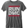 Run DMC DMC Logo Burnout Charcoal Grey L Majica