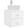 Umivaonik s policom Bijela 49,5 x 44,5 x 65 cm