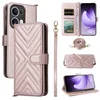 Overboard Ovitek za Oppo Reno 13 Pro 5G, usnjena denarnica čez telo, roza