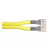 CAT 7A S-FTP installation cable, 1500 MHz Dca (EN 50575), AWG 22/1, 500 m drum, dx, yellow
