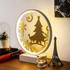 Opviq Stona lampa, Belo-Zlatna