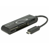 Delock USB 2.0 čitalnik kartic USB Type-C moški 5 rež