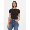 Tommy Jeans Majica Essential DW0DW17383 Črna Slim Fit