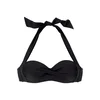 LASCANA Bikini zgornji del črna