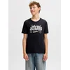 Jack & Jones Junior Majica greige/črna/bela