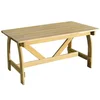 Vidaxl Vrtna miza 150x74x75 cm impregnirana borovina