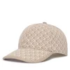 Calvin Klein Kapa s šiltom Emblem Print W Leather Patch Cap LV04F5036G Bež
