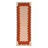 Oranžen/v naravni barvi ročno tkan volnen tekač 80x230 cm Wiggle Wool – Flair Rugs