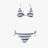 Emporio Armani Ženski kupaći 2621852R310-25934, Teget-Beli