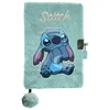 DNEVNIK PLIŠANI S KLJUČEM A5 96L STITCH PASO DS25FF-3676