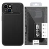 NILLKIN Maska za iPhone 14 Plus 6.7 Qin Pro (plain leather) crna