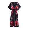 B by Ted Baker Obleka za na plažo zelena/svetlo roza/rdeča/črna
