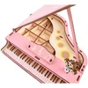 Čarolijashop 3D drvena slagalica-pink klavir ( 157)