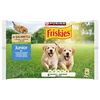 FRISKIES Vllažna hrana za štence, Piletina i grašak u želeu, 4x85g