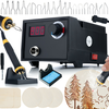 Rosfix Postaja za pirografijo 60W/žgalo lesa z zaslonom Rosfix Black Fenix RBB60W, (21739273)