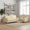 Set sofe s pohranom 2 pcs Krem Poliester