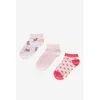 Nogavice Jenny 7KB-001-SS25 (3-PACK) Roza