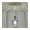Luster na sajli TOPAZ 1xE27/15W/230V plava/dimljena prečnik 20 cm