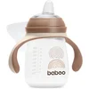 Baboo Cup with Silicone Spout skodelica z ročaji Au Naturale 6m+ 260 ml