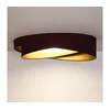 BRILAGI- LED plafonsko svetlo VELVET TWIST LED/24W/230V 4000K prečnik 55 cm bordo/zlatno