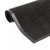 Vidaxl Protiprašni predpražnik pravokotni taftani 60x90 cm črn