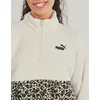 PUMA Športen pulover ESS rjava/črna/bela